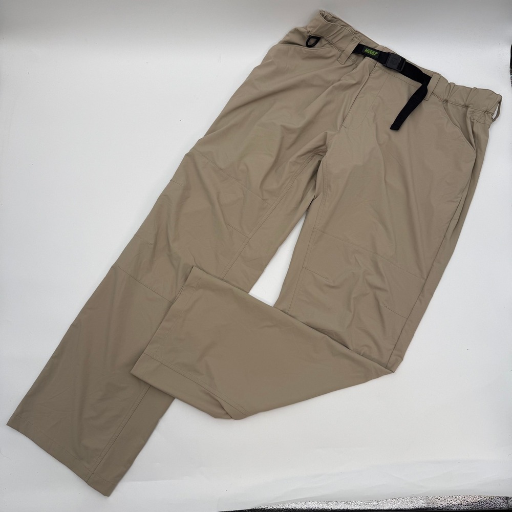 Kast Gear Mens Size XL Hiking Fishing Pants Beige Knee Outdoor Utility New